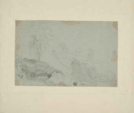 Rocky Landscape with Standing Figure