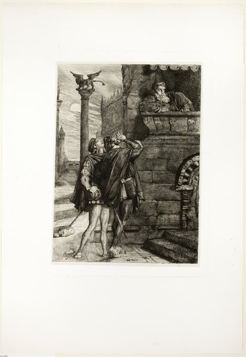 Owake! what ho! Brabantio! thieves! thieves!, plate one from Othello