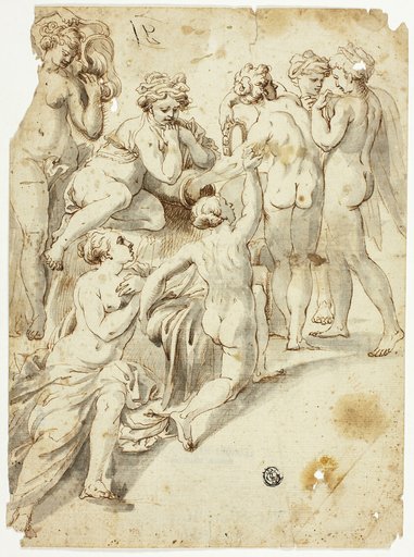 Nymphs Bathing