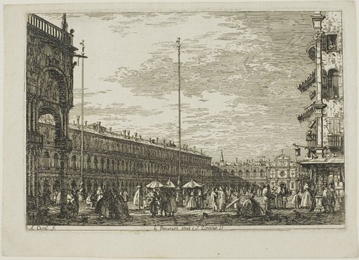 le Procuratie niove e S. Ziminian V., from Vedute