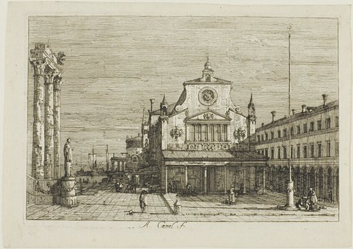 Imaginary View of S. Giacomo di Rialto, from Vedute