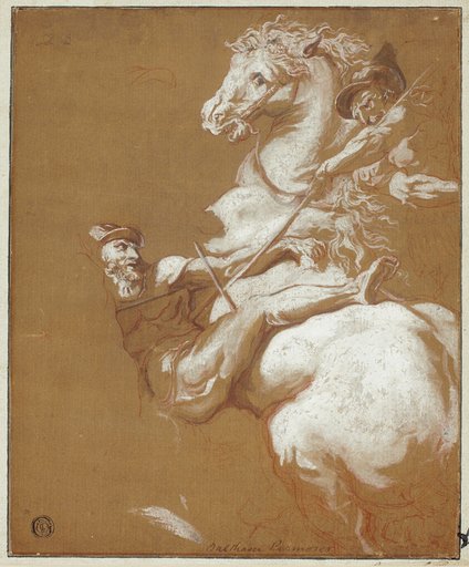 Combat Between Horseman and Footsoldier