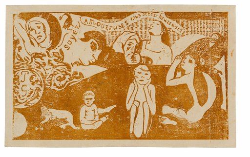 Soyez amoureuses, vous serez heureuses (Love, and You Will Be Happy), from the Suite of Late Wood-Block Prints