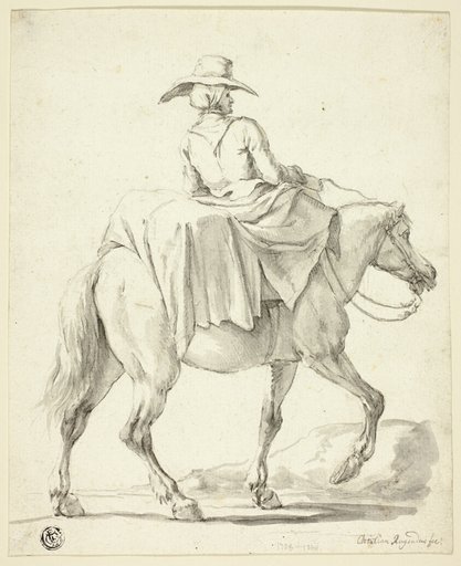 Market Woman on Horseback