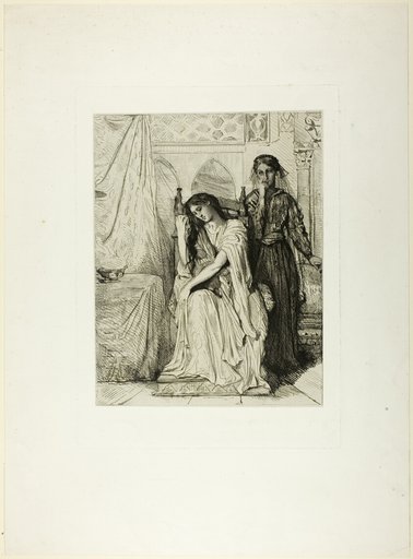 The Willow Song, plate nine from Othello