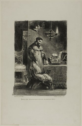 Faust in His Study, from Faust