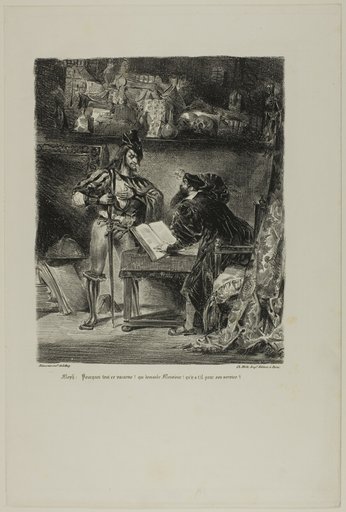 Mephistopheles Appearing to Faust, from Faust