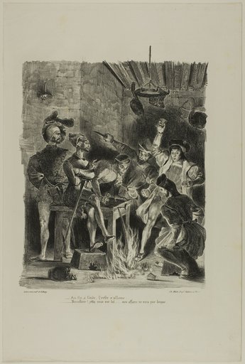 Mephistopheles at the Students' Inn, from Faust