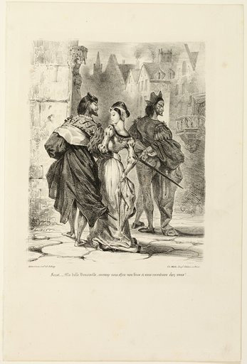 Faust Trying to Seduce Marguerite, from Faust
