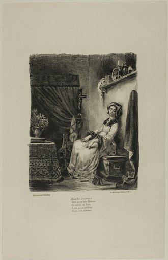 Marguerite at the Spinning Wheel, from Faust