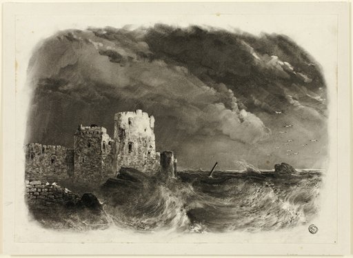 Ruined Castle by the Sea