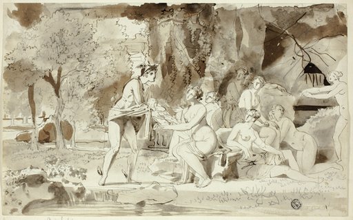 Mercury Bringing Bacchus to be Raised by the Nymphs