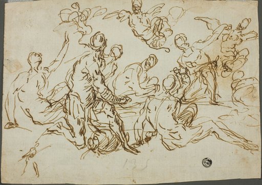 Harpies Attacking Aeneas and His Companions