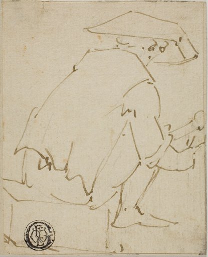 Seated Man Seen from the Back