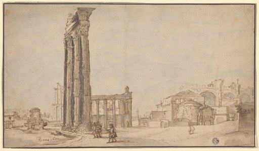 View from within the Roman Forum