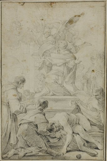 San Carlo Borraomeo Interceding for Plague Victims