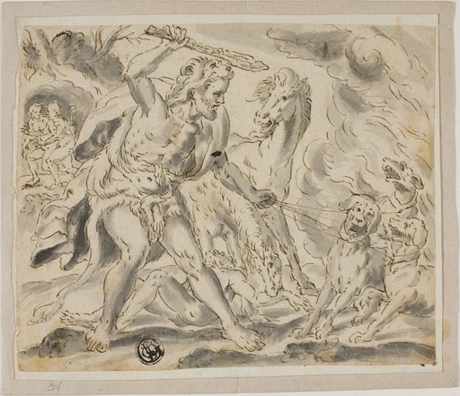 Hercules, Cerberus and the Mares of Diomedes