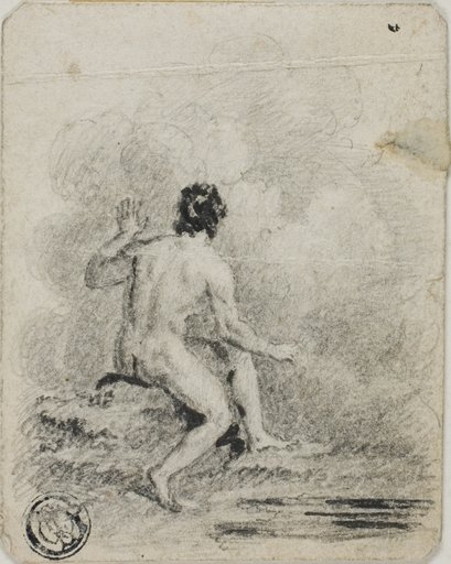 Seated Male Nude