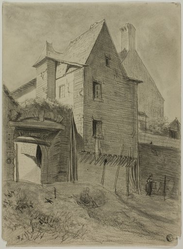 Remnant of Old Castle Incorporated in Farm