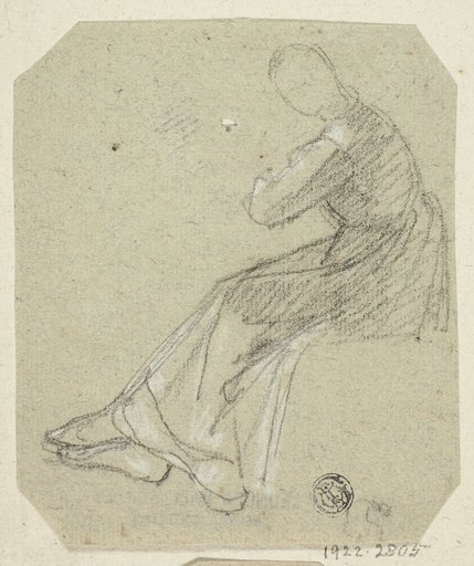 Seated Woman in Profile