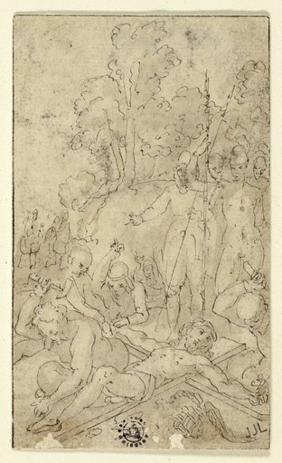 Christ Being Nailed to the Cross