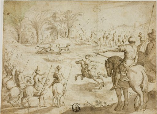 Leopard Hunt in Persia