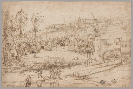 Landscape with River and Mill
