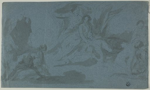 Mythological Scene with Woman Bathing