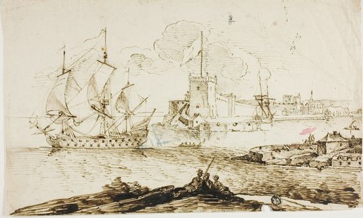 View of Harbor of Fortified Town