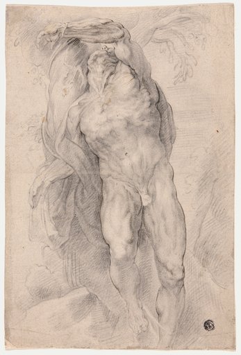 Male Nude Tied to Tree