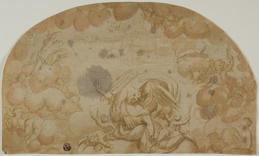 Celestial Scene with Angels