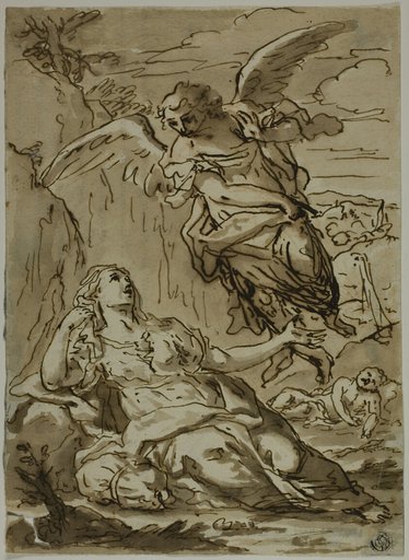 Angel Appearing to Hagar in the Wilderness