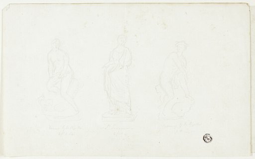Venus, Saint Susanna, Mercury by M. Pigalle