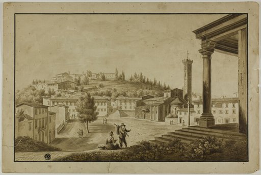 View of Piazza in Fiesole