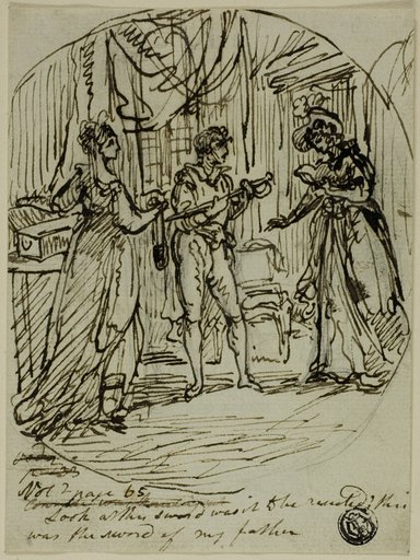 Look at This Sword, Was it to Be Resisted?, from Eleanora: from the Sorrows of Werter