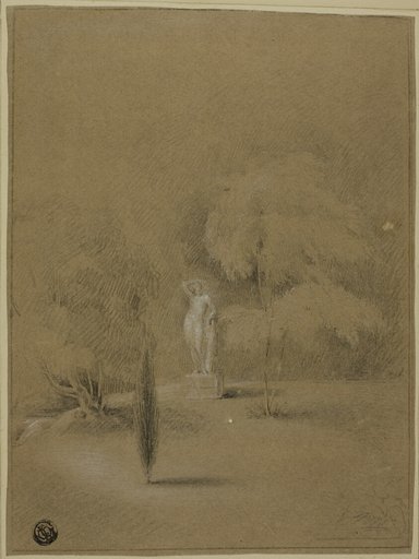 Statue on Lawn in Epsom