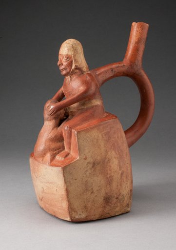 Handle Spout Vessel Depicting Oral Sex