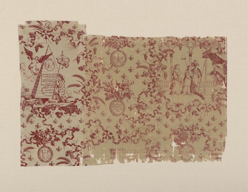 Le Bastille Demolité (Fall of the Bastille) (Furnishing Fabric)