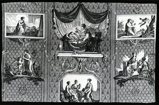 L'Amour et Psyche (Cupid and Psyche) (Furnishing Fabric)