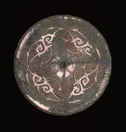 Mirror with Dragon Arabesques