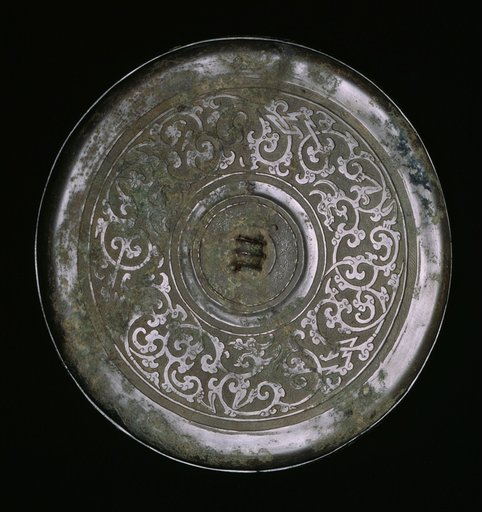 Mirror with Dragon Arabesques