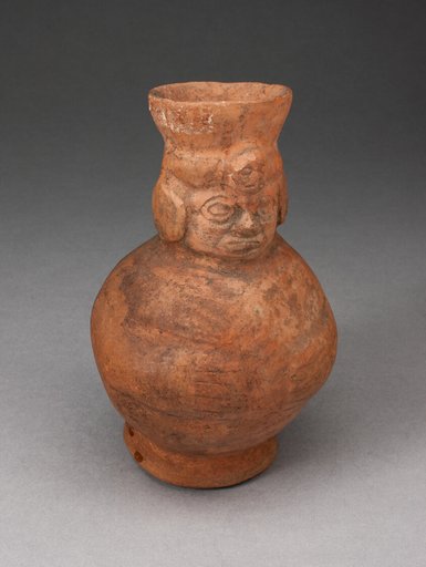 Small Jar in the Form of an Abstract Figure with Modeled Head