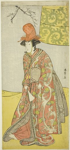 Actor Segawa Kikunojô III as a Shirabyôshi Dancer in “The Maiden at Dôjô Temple” (“Musume Dôjô-ji”)
