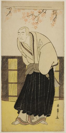 The Actor Otani Hiroji III as the Monk Izayoibo in the Play Keisei Katabira ga Tsuji, Performed at the Ichimura Theater in the Seventh Month, 1783