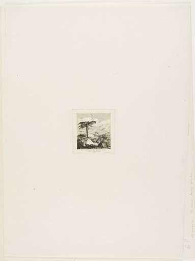 The Old Soldier's Thatched Cottage, Akaroa, 1845
