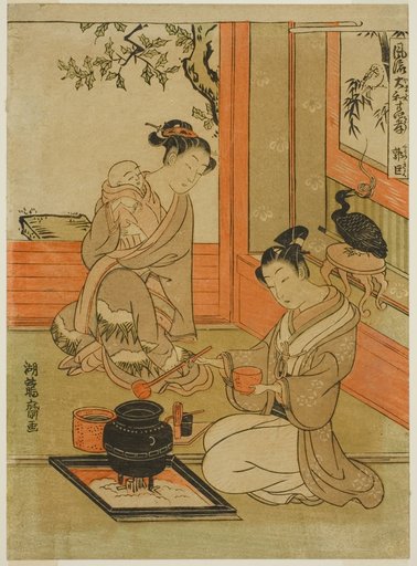 Kakkyo (Chinese: Guo Ju), from the series "Fashionable Japanese Versions of the Twenty-four Paragons of Filial Piety (Furyu Yamato nijushiko)"