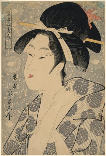 Three Beauties of Our Time (Tosei san bijin)