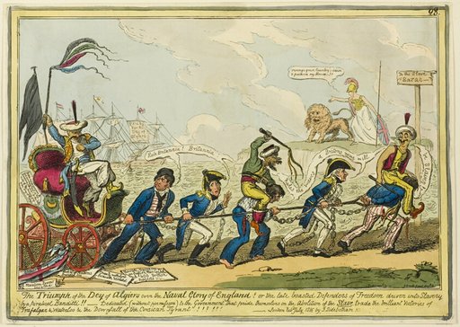 The Triumph of the Dey of Algiers Over the Naval Glory of England!!