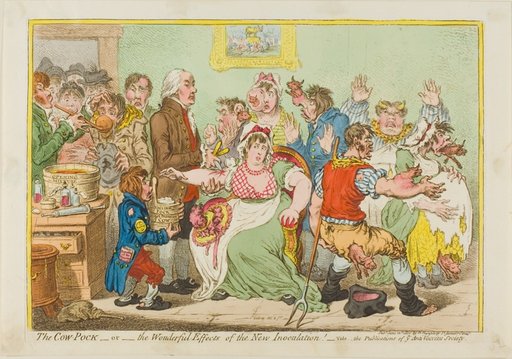 The Cow-Pock- or- The Wonderful Effects of the New Innoculation!