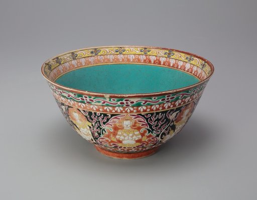 Bencharong (Five-Colored) Ware, Bowl